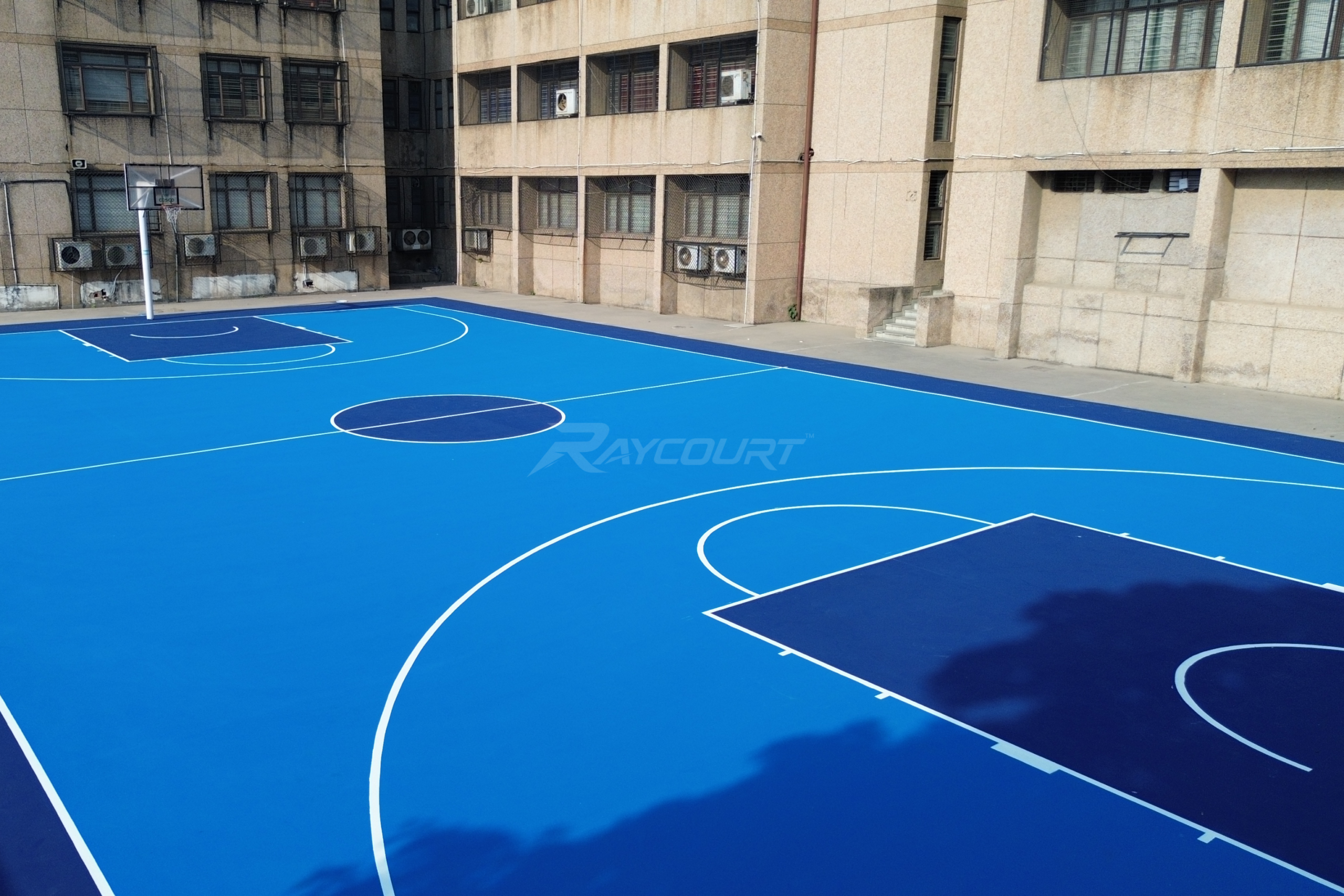 Basketball Court Flooring Bhatnagar School - Raycourt