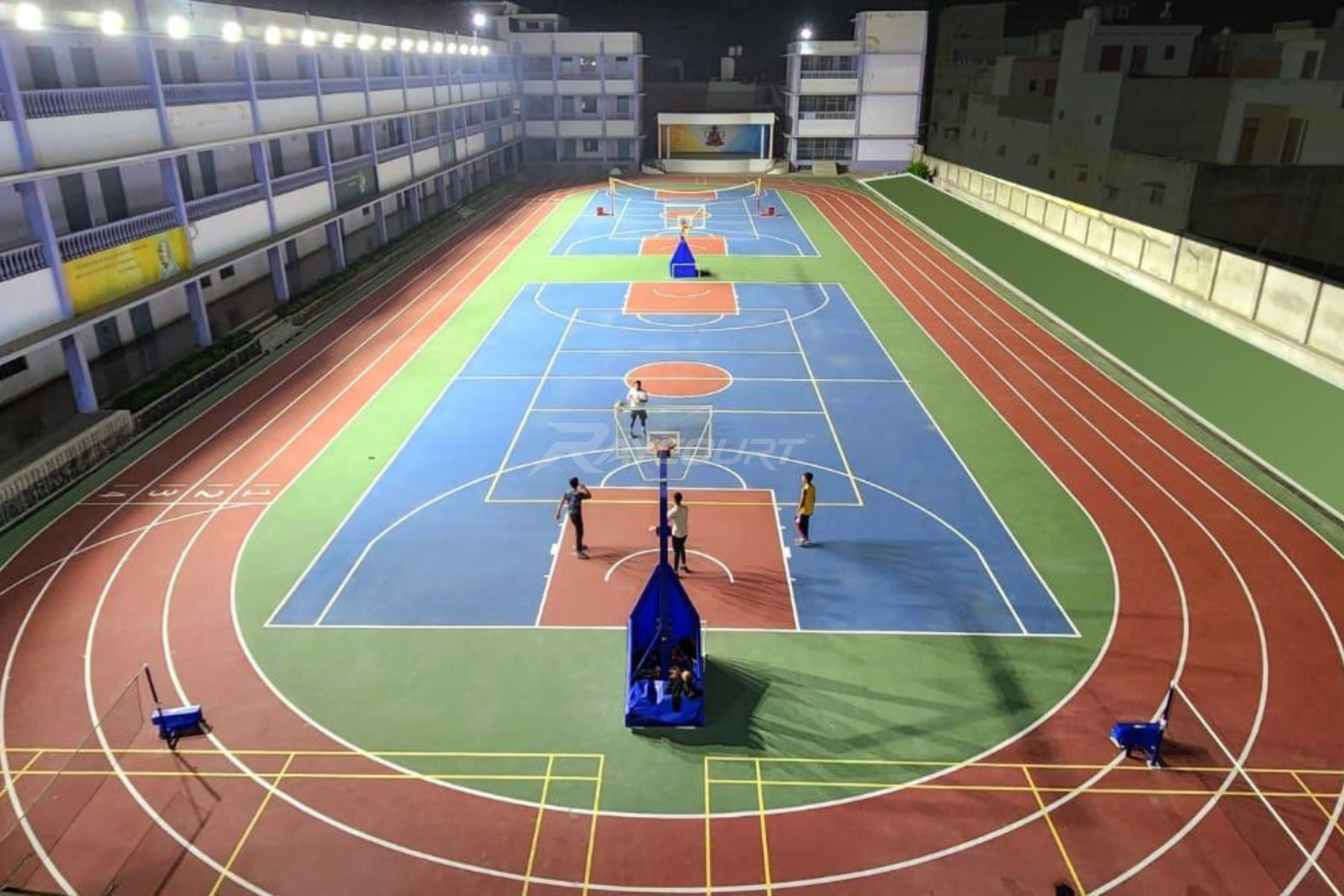 Multi Purpose Court and Walking Tracks, Running Tracks - Raycourt