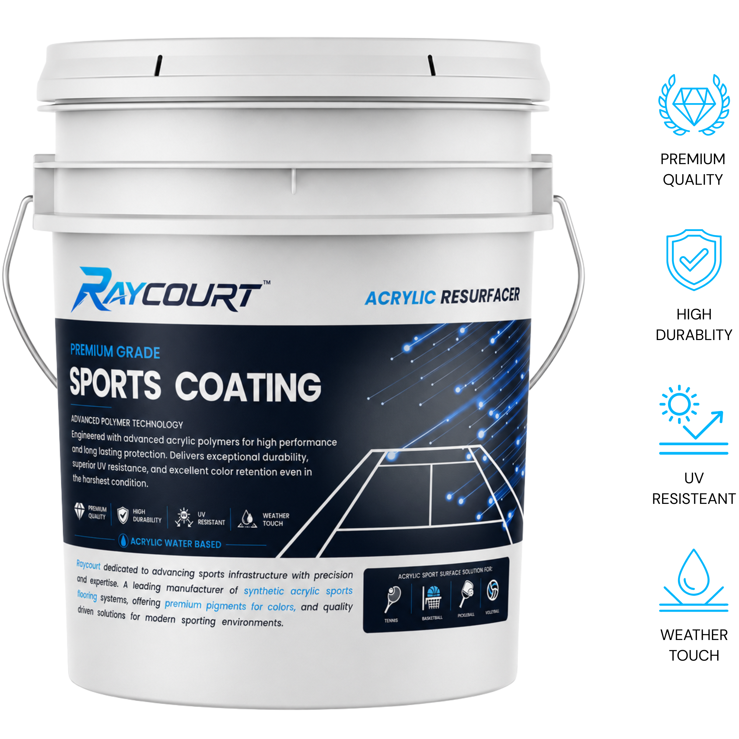 Raycourt Acrylic Resurfacer