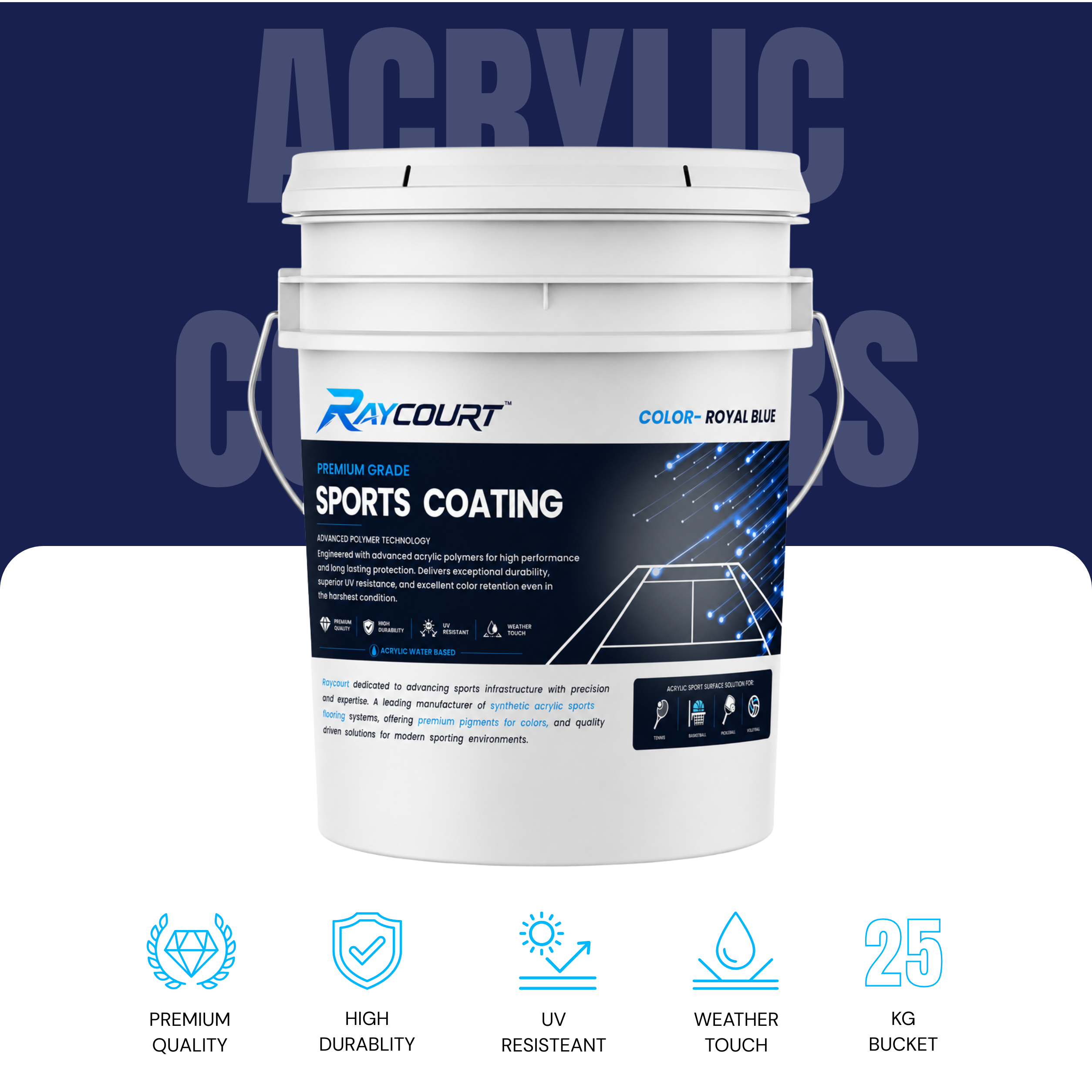 Raycourt Product - Acrylic Colors