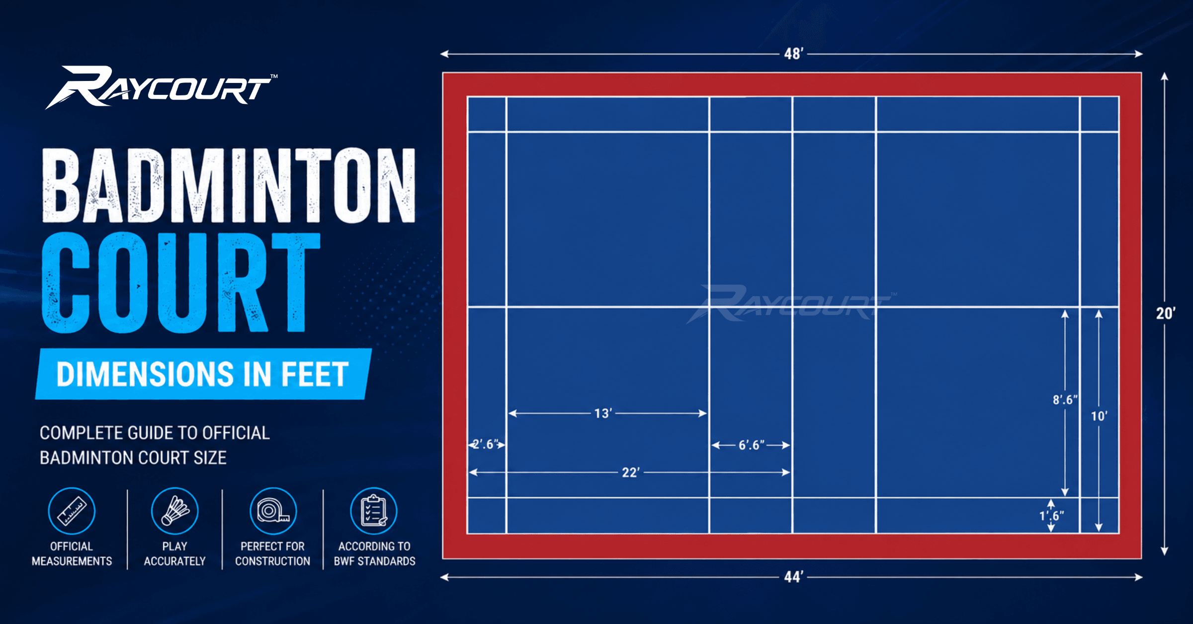 Badminton Court Size in Feet The Complete Guide