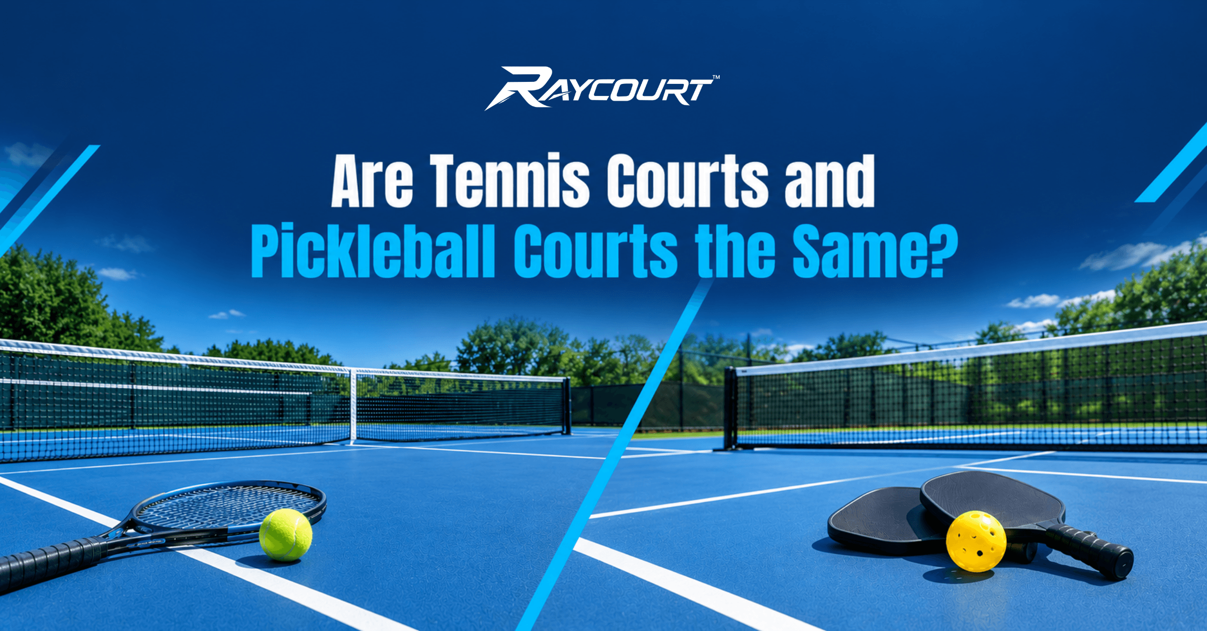 Are Tennis Courts and Pickleball Courts the Same?