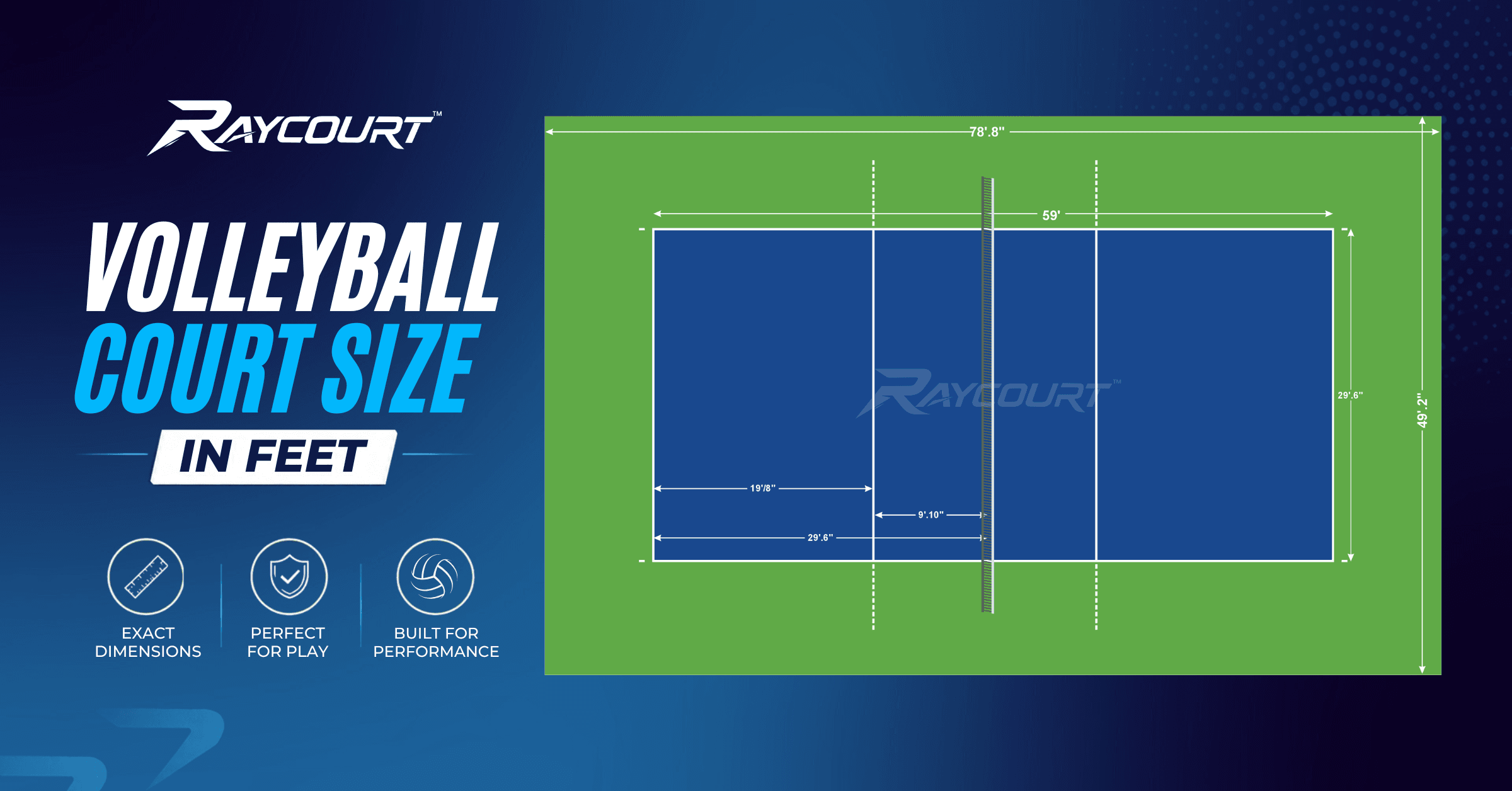 Volleyball Court Size in Feet The Official Guide