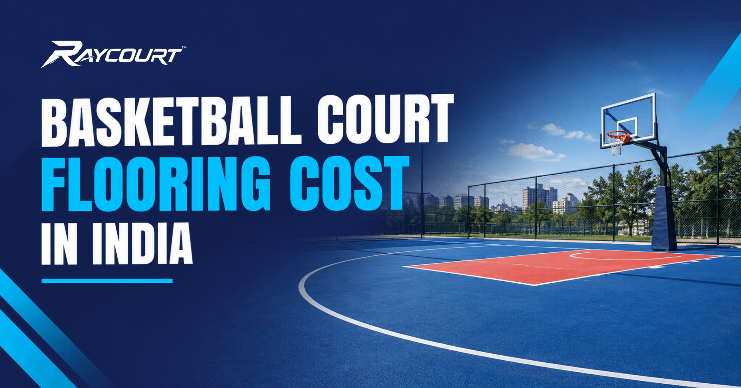 Basketball Court Flooring Cost in India with Raycourt Material