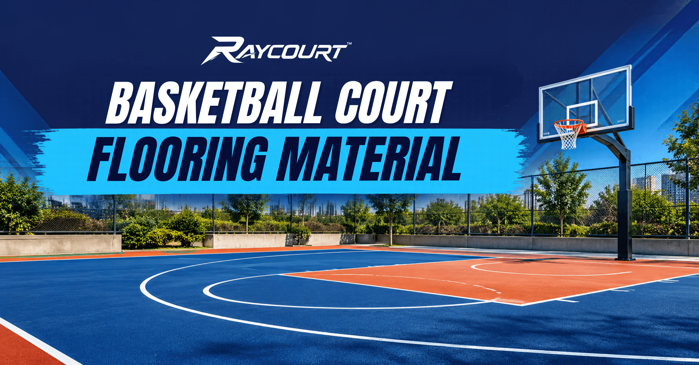 Basketball court flooring material - raycourt sports flooring material